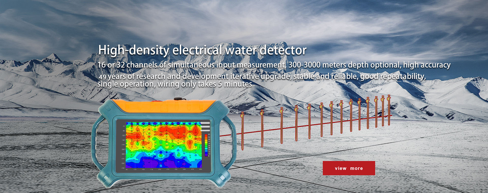 AIDUNY water exploration equipment banner